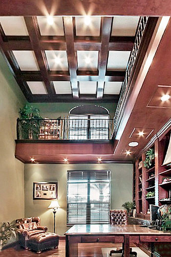 Luxury Estate Kissimmee Large Office Study Library High Ceiling