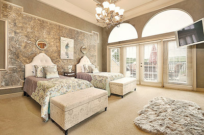 Luxury Estate Dr Phillips bedroom lake view