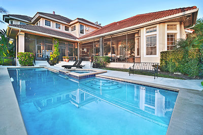Luxury Estate Isleworth patio pool